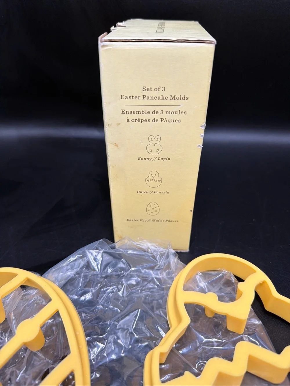 NIB Williams-Sonoma Easter Egg /Chicken/Rabbit Easter Pancake Molds Brunch Set